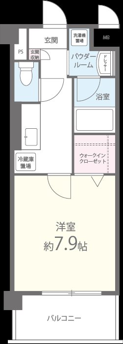 ブルームメゾン南草津 間取り図
