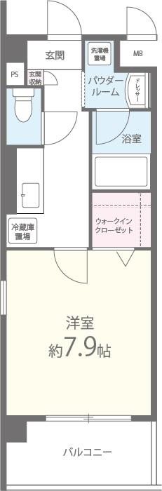 ブルームメゾン南草津 間取り図