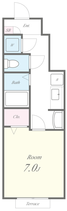 プリムローズ2番館 間取り図