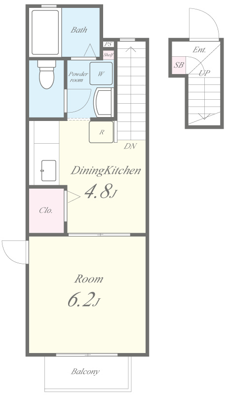 プリムローズ2番館 間取り図
