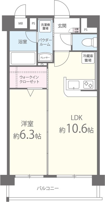 プリエボヌール 間取り図