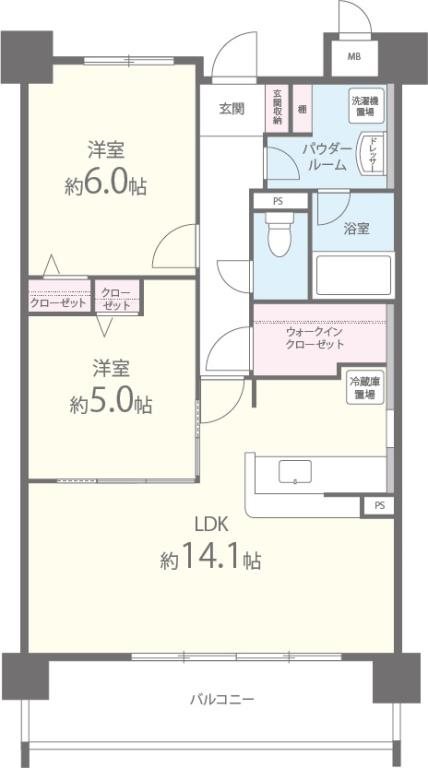 プリエールソシア 間取り図