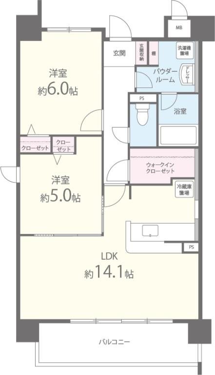 プリエールソシア 間取り図