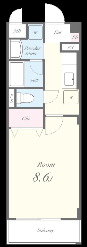 パークテラス白鳥 間取り図