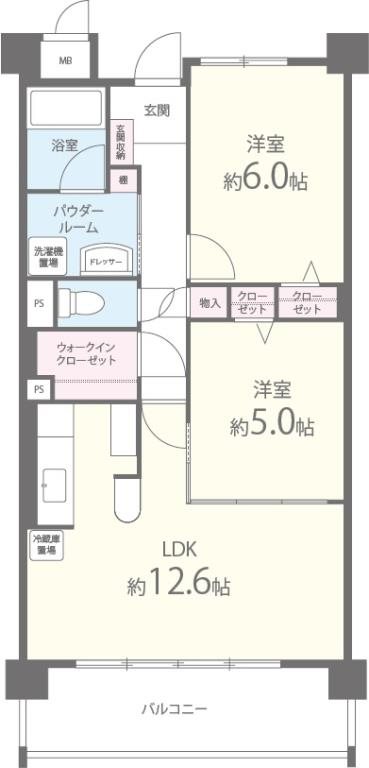 チャム 間取り図