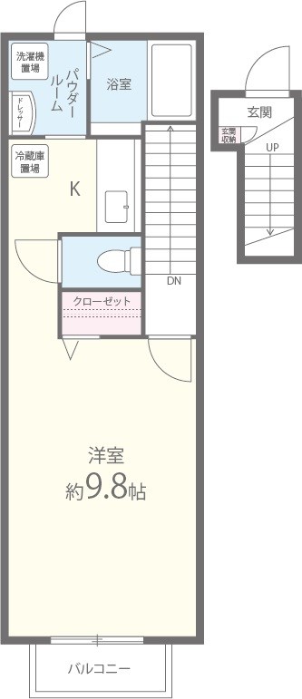 ジュネス山元Ⅱ 間取り図