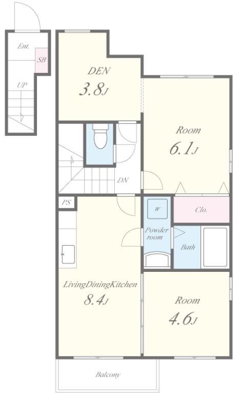シャルマンWatamuki 間取り図