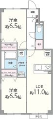 サンシスコ 間取り図
