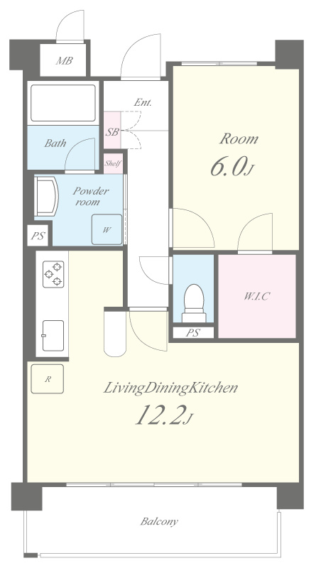 らんずFⅠ 間取り図