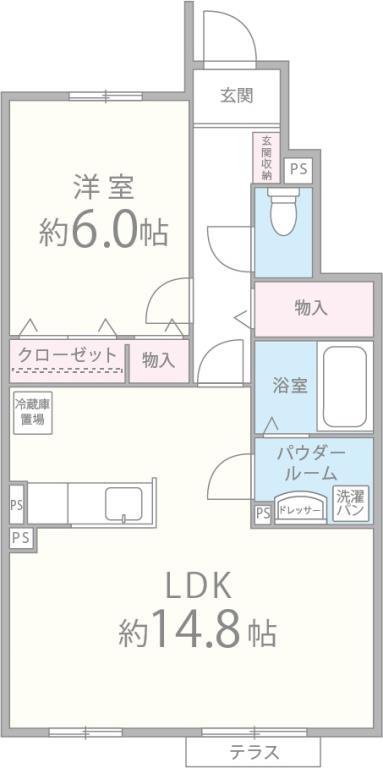 ラフィネシャトー 間取り図