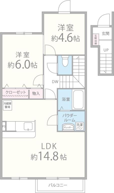 ラフィネシャトー 間取り図