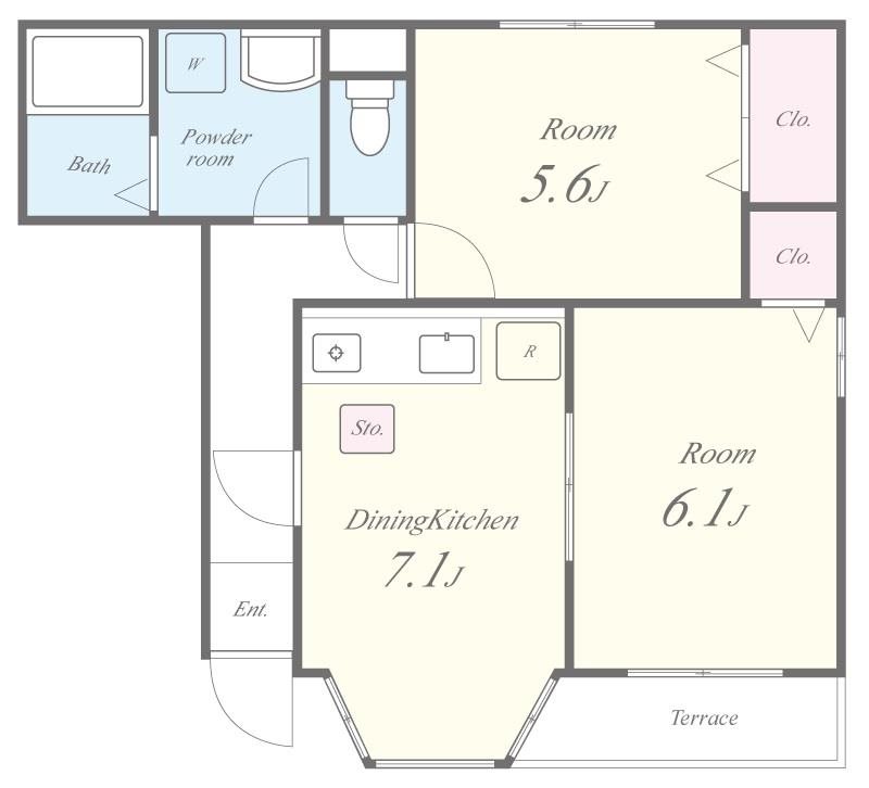 ラフィーネアミ 間取り図