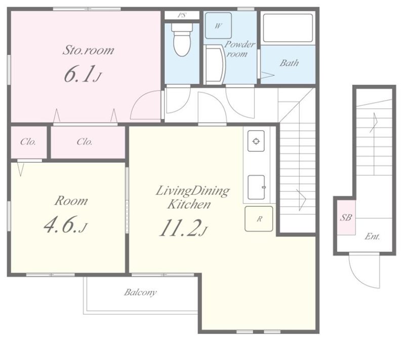 メゾン フローラ 間取り図