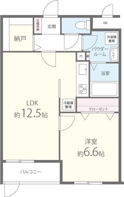 ボヌールロジェ 間取り図