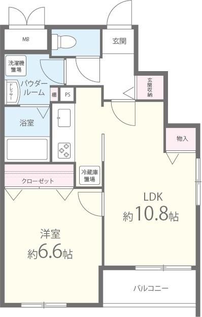 ボヌールロジェ 間取り図