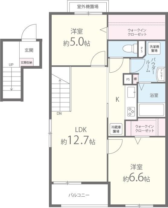 ボヌールロジェ 間取り図