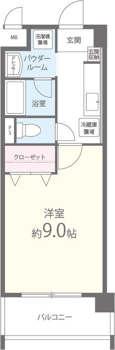 プリエール南草津 間取り図