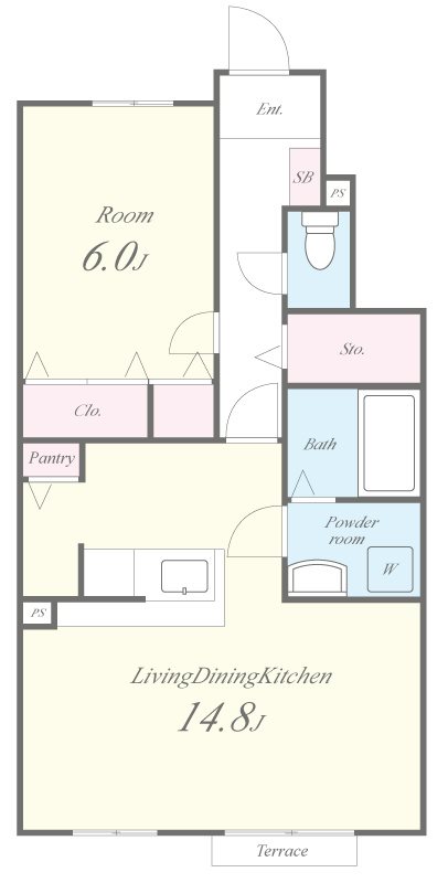 シャリテ高橋川 間取り図