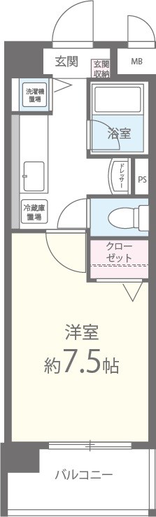 シェリール山﨑 306号室 間取り