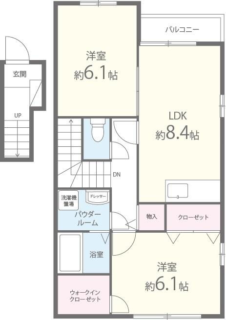 キャピタルハウス 間取り図