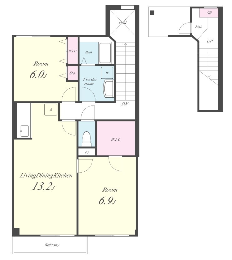 クレールアベニュー 間取り図