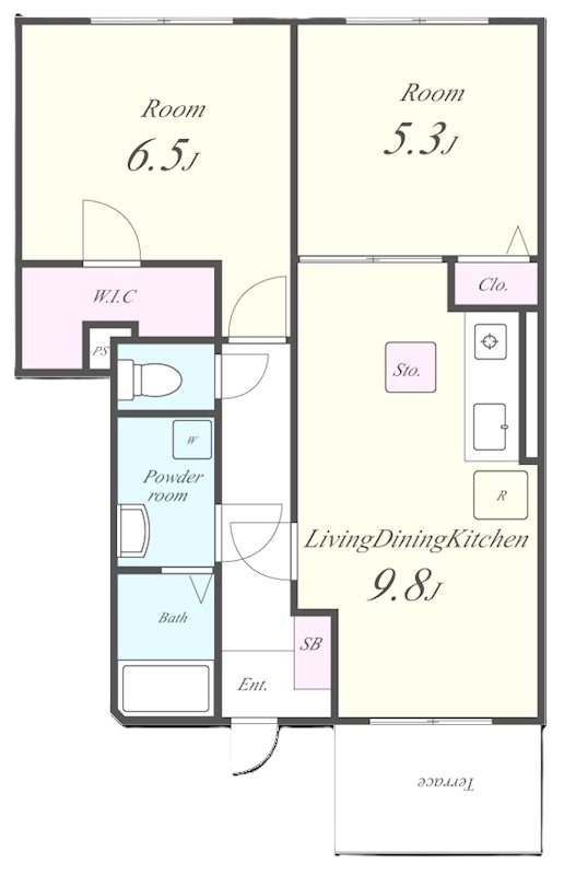 グレースコンフォート 間取り図