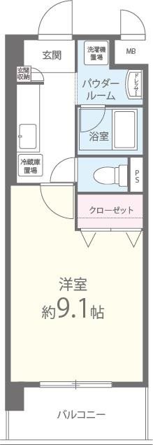 イストアール(草津) 107号室 間取り