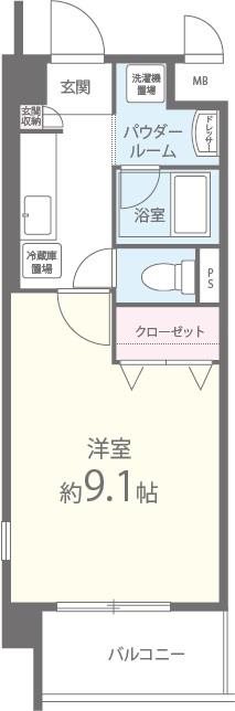 イストアール(草津) 215号室 間取り