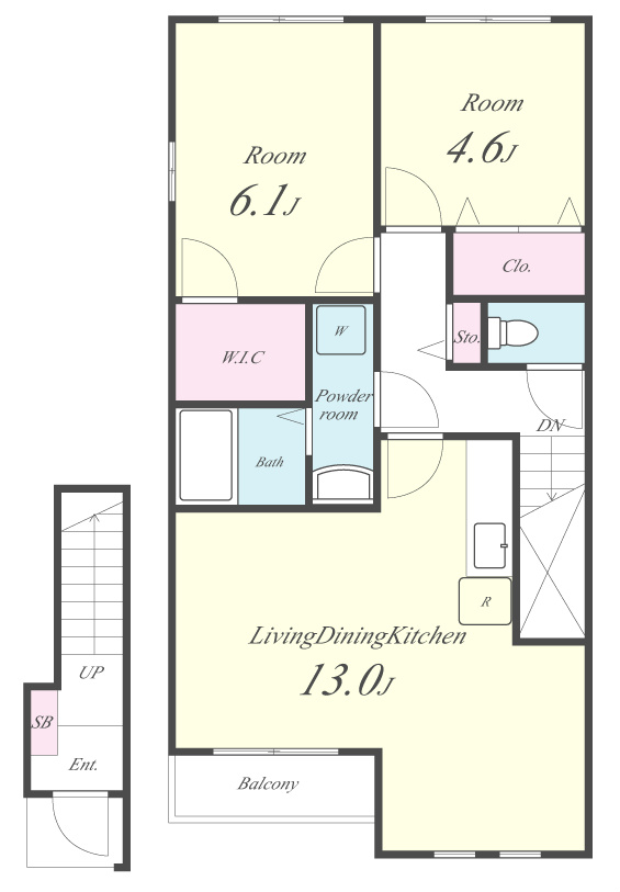 アドウェル壱番館 間取り図