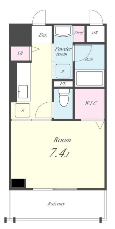 Pronity Hill 0906号室 間取り