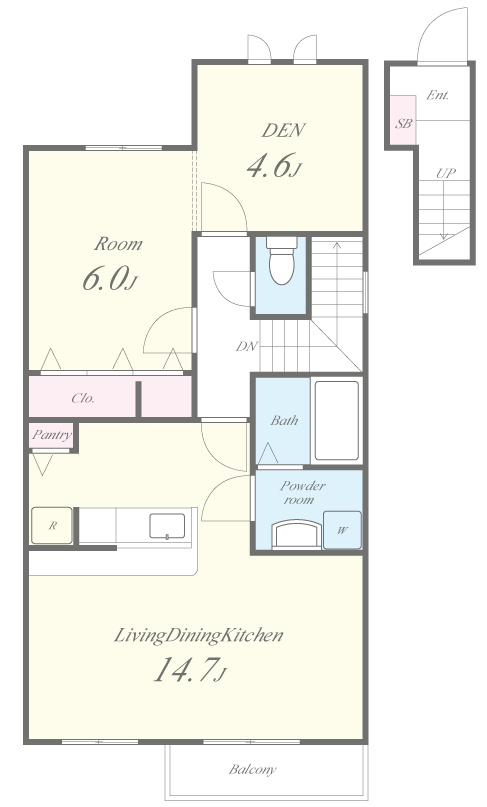 Mangia・Casa 間取り図
