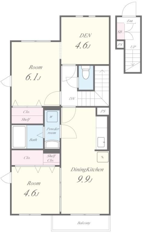 Jardin de Tournesol(ジャルダンドゥトゥルヌスゥル) 間取り図