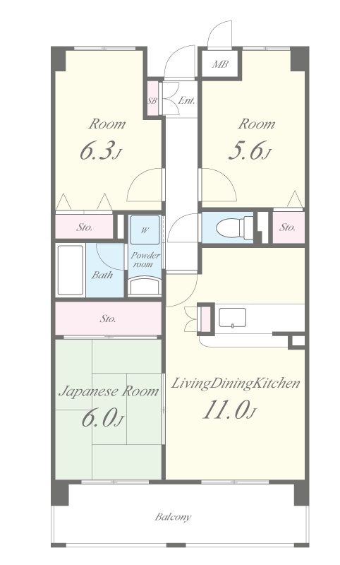 ハートフォードM 間取り図
