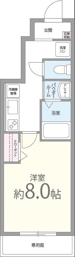 ウエストビレッジ 間取り図