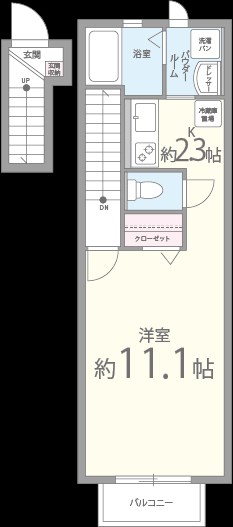ウエストビレッジ 間取り図