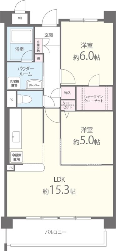 ヴィヴァーチェ 間取り図