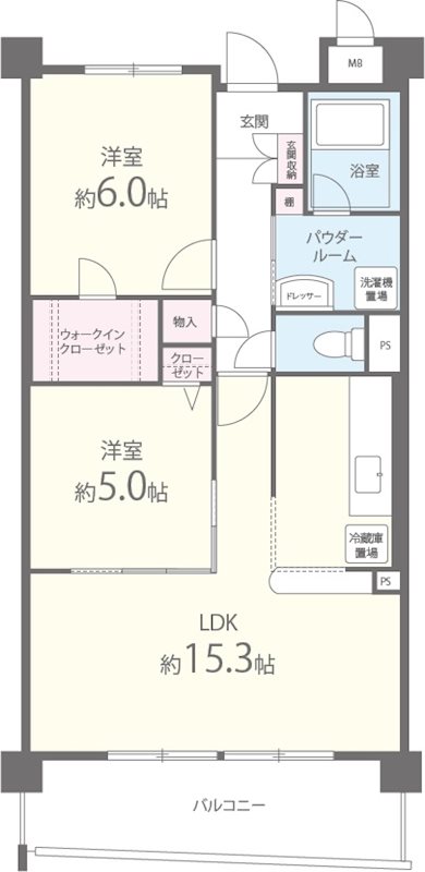 ヴィヴァーチェ 間取り図