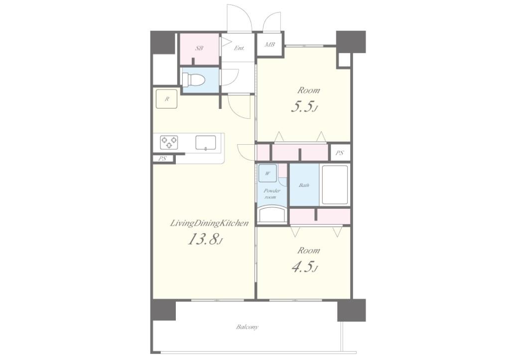 セイワパレス美章園駅前 1001号室 間取り
