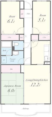 セトオーズ 間取り図