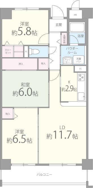 ロイヤルアネックス 間取り図