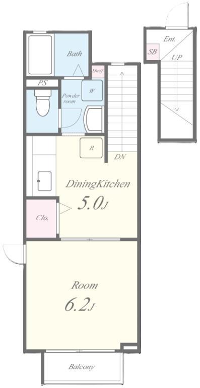 シャルマン土井 間取り図