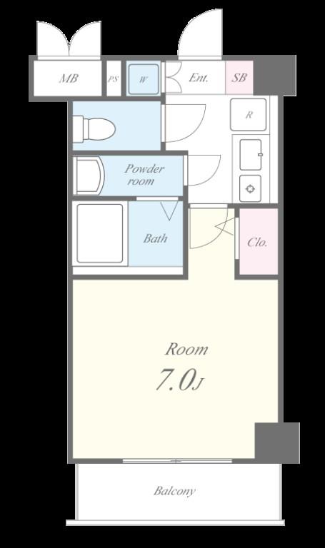 ヴィラ マリオン 間取り図