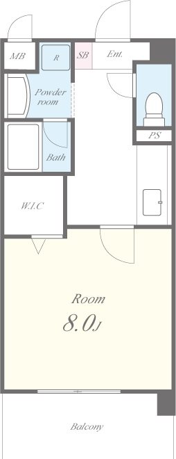 カーサ・ヴィヴァーチェ 間取り図