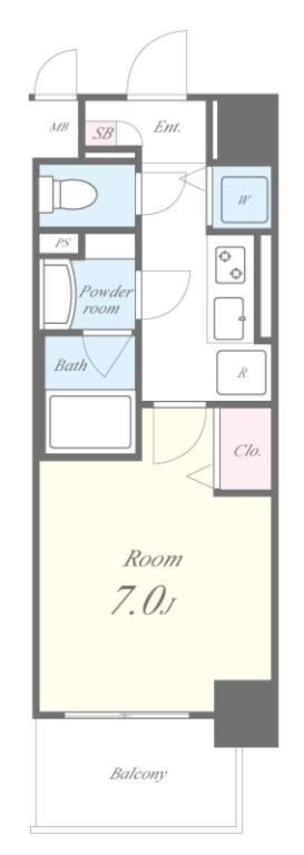 ル・シエル大秋 間取り図