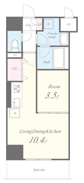 KG ソフィア アベノ播磨町 間取り図