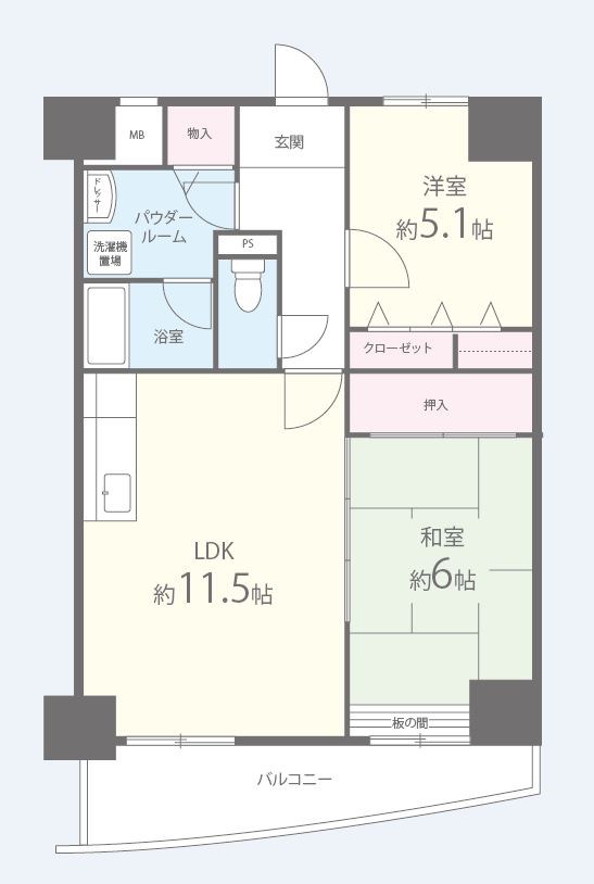 ベルフォーレ 間取り図
