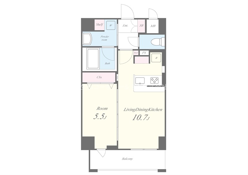 ハピネスガーデン新大阪 間取り図
