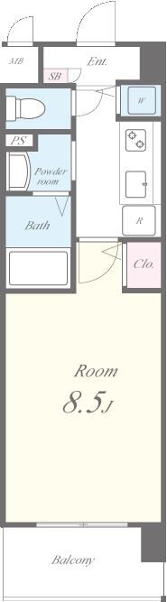 ルーバン・ドゥール 間取り図