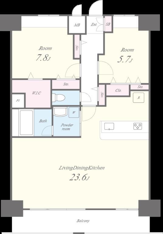 アローム ドゥ ジョア 間取り図