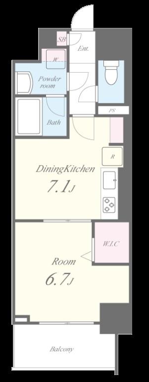 モンテーニュ名駅 間取り図